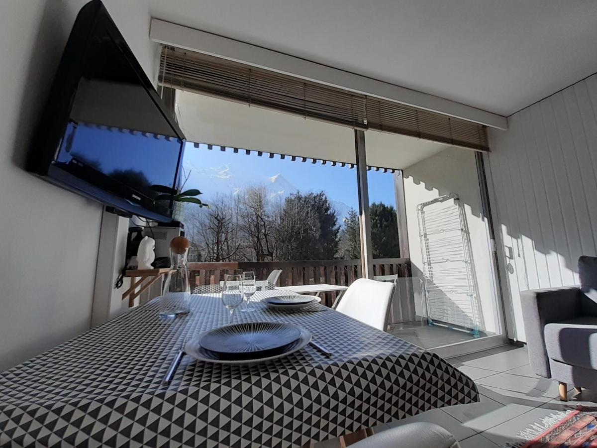 Studio Quartier Calme Centre Ville Vue Mont Blanc 霞慕尼 外观 照片